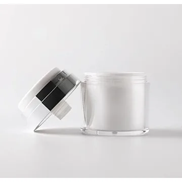 Wresty Airless Cosmetic Container 2 Pack for Travel and Home