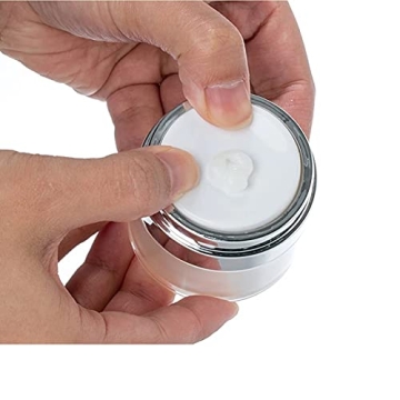 Wresty Airless Cosmetic Container 2 Pack for Travel and Home