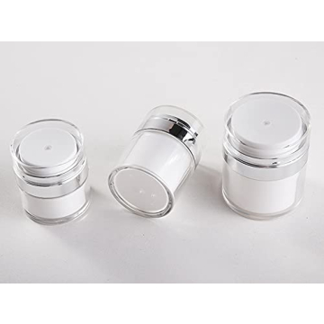 Wresty Airless Cosmetic Container 2 Pack for Travel and Home