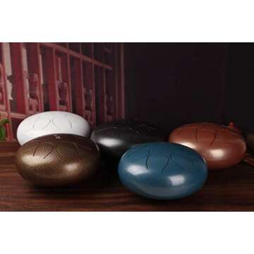 Unique Steel Tongue Drum with Travel Bag - Ideal Gift