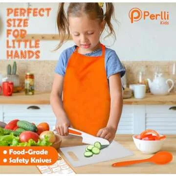 PERLLI Kids Cooking Set - 31 Pieces for Young Chefs