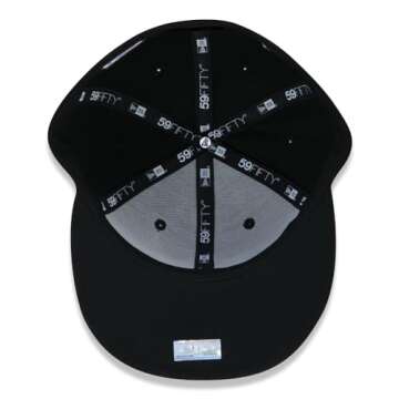 Men's Pittsburgh Pirates New Era Black Game Authentic Collection On-Field 59FIFTY Fitted Hat Size 7 5/8