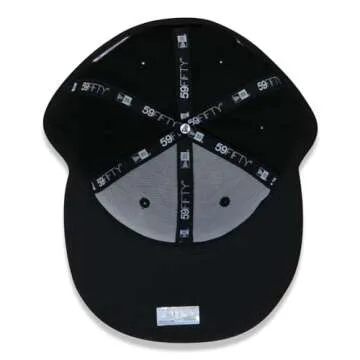 Men's Pittsburgh Pirates New Era Black Game Authentic Collection On-Field 59FIFTY Fitted Hat Size 7 5/8