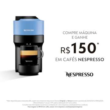 Nespresso Vertuo Pop Pacific Blue 220V Coffee Maker