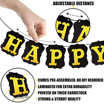 KatchOn Happy New Year Banner 2024 for NYE Decorations