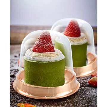 Stylish Clear Plastic Cupcake Container Pack of 25