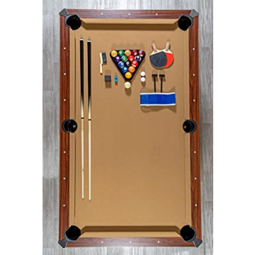 Hathaway 7-FT Multi-Game Pool Table Combo with Dining Top