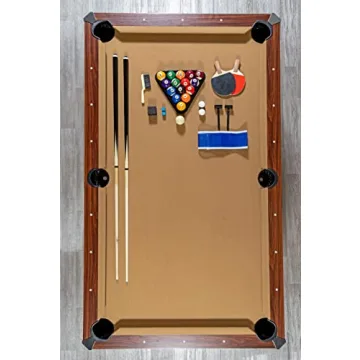 Hathaway 7-FT Multi-Game Pool Table Combo with Dining Top