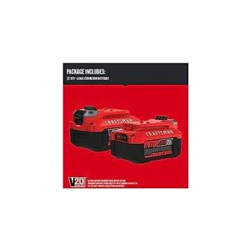 CRAFTSMAN V20 Lithium Ion Power Tool Battery 2-Pack