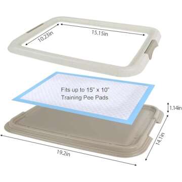 Pawise Dog Pad Holder for Easy Puppy Potty Training
