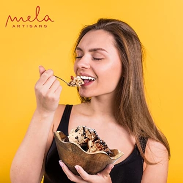 Handcrafted Wooden Scalloped Bowl | Rustic Charm & Style