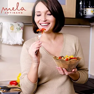 Handcrafted Wooden Scalloped Bowl | Rustic Charm & Style