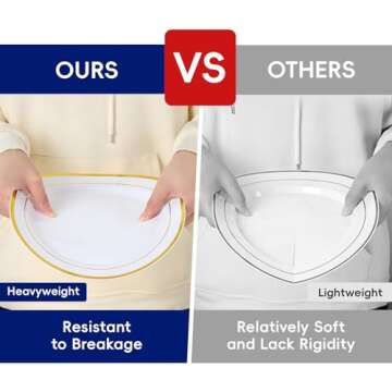 700 Count Elegant Gold Dinnerware Set for All Occasions