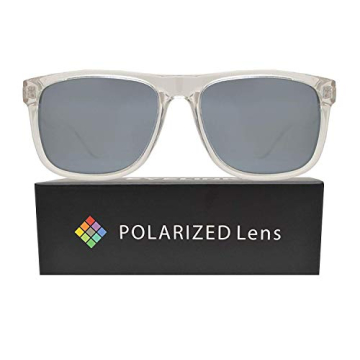 Shop PZ Clear Frame Polarized Sunglasses - UV400 Protection