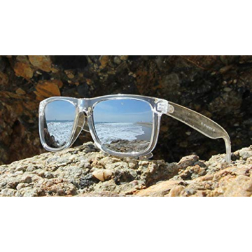 Shop PZ Clear Frame Polarized Sunglasses - UV400 Protection