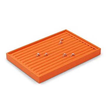 Oirlv Luxury Leather Jewelry Tray Organizer for Elegant Display