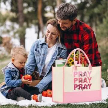 Inspirational Christian Tote Bag for Women - Reusable and Stylish