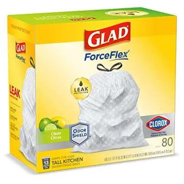 Glad trash Bags, Citrus, 80 Count
