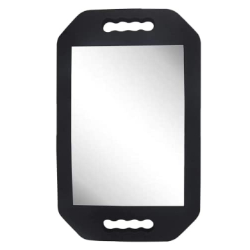 HREW Handle Mirror – Lightweight Unbreakable Hand Held Mirror for Hair Salons