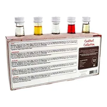 Monin - 5 Flavor Classic Cocktail Collection: Pomegranate, Mojito, Agave Nectar, Mango, and Pure Can...