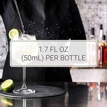 Monin 5 Flavor Classic Cocktail Collection - Natural Syrups