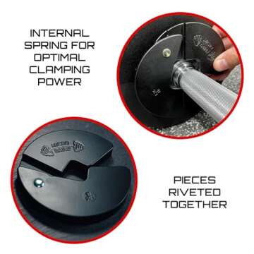 Micro Gainz Dumbbell Fractional 1.25lb Weight Plate, Ideal for Micro Loading, (Choose Color) 4 Piece Fractional Weight Plates, Designed for Dumbbell Training, Made In USA (Black)