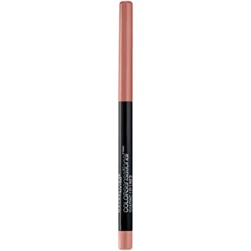 Maybelline Color Sensational Shaping Lip Liner with Self-Sharpening Tip, Totally Toffee, Nude, 1 Count