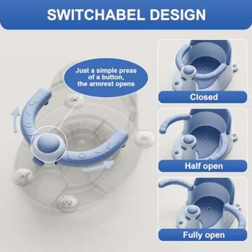 Comfortable Baby Bath Seat for Safe Bathtime Fun