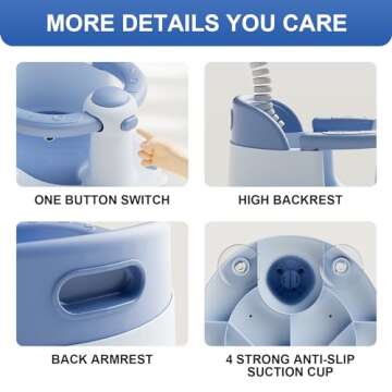 Comfortable Baby Bath Seat for Safe Bathtime Fun