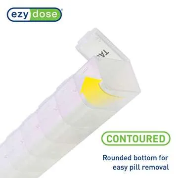 EZY DOSE Weekly Pill Organizer for Daily Health Management