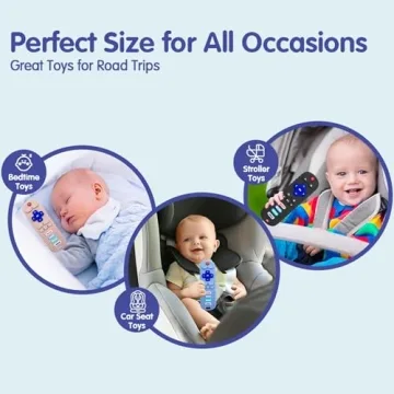 Baby Remote Control Teether Toy Set - Safe Silicone Toy