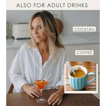 Reusable Silicone Straws for Kids - Safe & Colorful