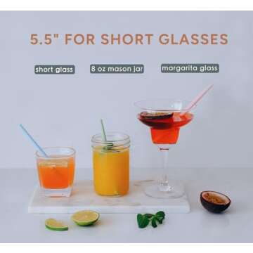 Reusable Silicone Straws for Kids - Safe & Colorful