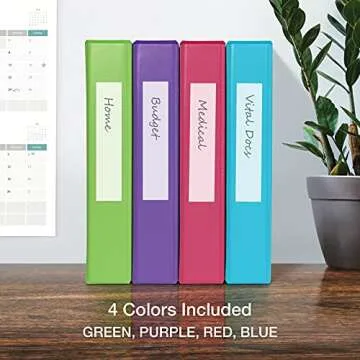 Durable Oxford 3 Ring Binders for School and Office