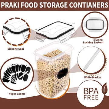 PRAKI Airtight Food Storage Containers Set - 24 PCS