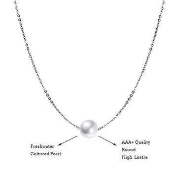 Elegant Single Pearl Choker Necklace - Perfect Gift for Women