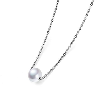 Elegant Single Pearl Choker Necklace - Perfect Gift for Women