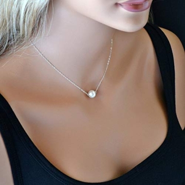 Elegant Single Pearl Choker Necklace - Perfect Gift for Women