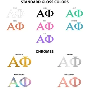 Pro-Graphx Alpha Phi Sorority Decal for Stylish Pride