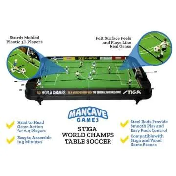 Stiga Soccer Table Game for Endless Indoor Fun