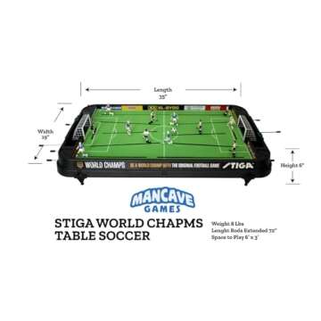 Stiga Soccer Table Game for Endless Indoor Fun