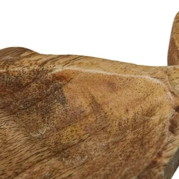 Creative Co-Op Coastal Carved Wood Fish Shaped Dish