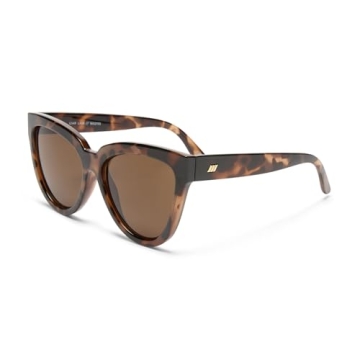 Le Specs Liar Lair Sunglasses - Volcanic Tort, Cat Eye, Women's, Contemporary 90s Style