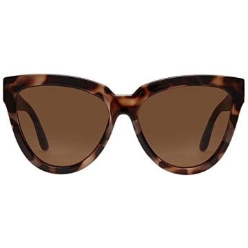 Le Specs Liar Lair Sunglasses - Volcanic Tort, Cat Eye, Women's, Contemporary 90s Style