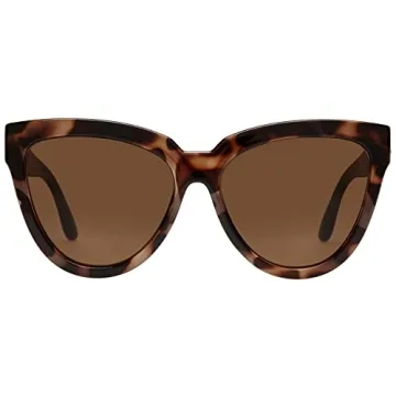 Le Specs Liar Lair Sunglasses - Volcanic Tort, Cat Eye, Women's, Contemporary 90s Style