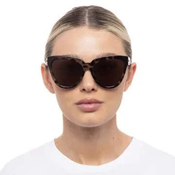 Le Specs Liar Lair Sunglasses - Volcanic Tort, Cat Eye, Women's, Contemporary 90s Style
