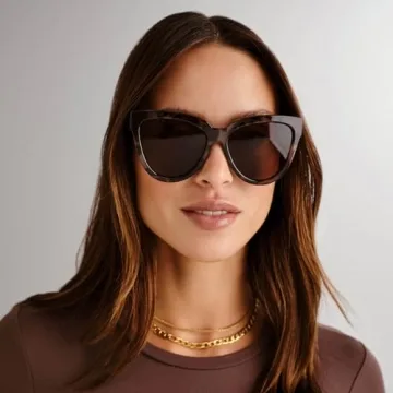 Le Specs Liar Lair Sunglasses - Volcanic Tort, Cat Eye, Women's, Contemporary 90s Style