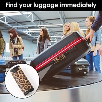 KINIVA Leather Luggage Handle Wraps for Travel Style