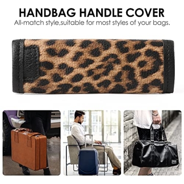 KINIVA Leather Luggage Handle Wraps for Travel Style