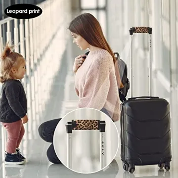 KINIVA Leather Luggage Handle Wraps for Travel Style